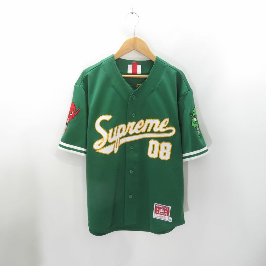 Supreme x Mitchell&Ness 23aw Downtown Hell Baseball Jersey Size-S