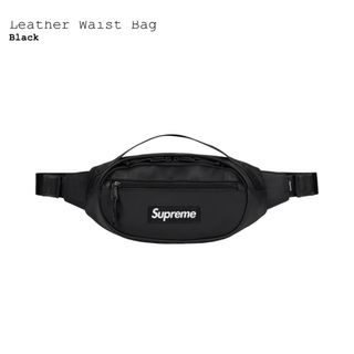 シュプリーム(Supreme)のSupreme Leather Waist Bag "Black"(ウエストポーチ)