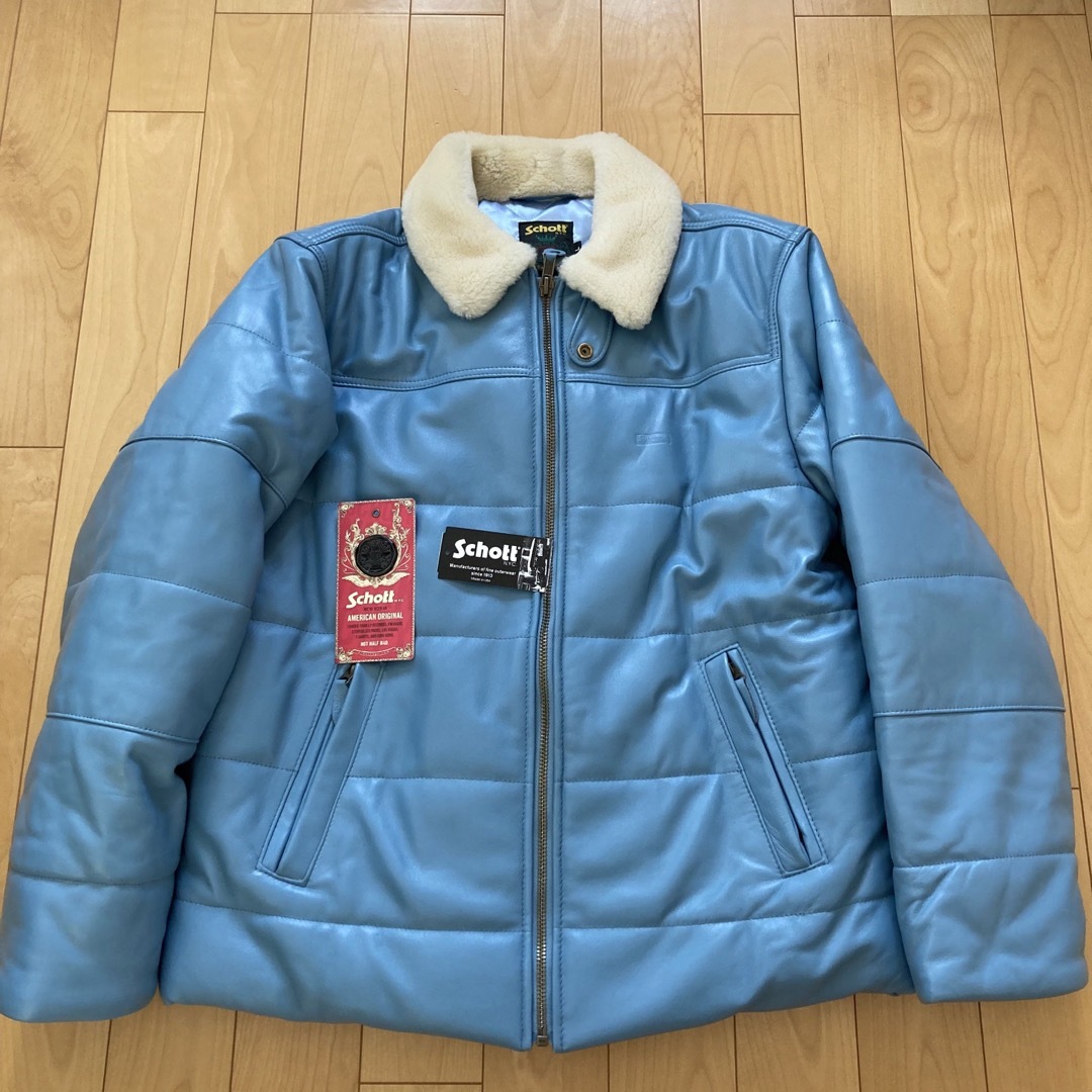 Supreme Schott Shearling Collar Puffy L