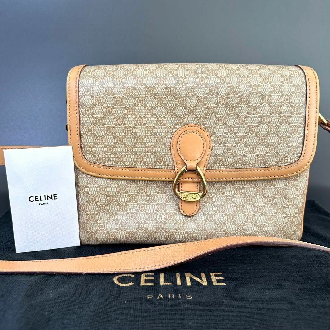 celine - セリーヌ CELINE ショルダーバッグ マカダム ブラウン ...