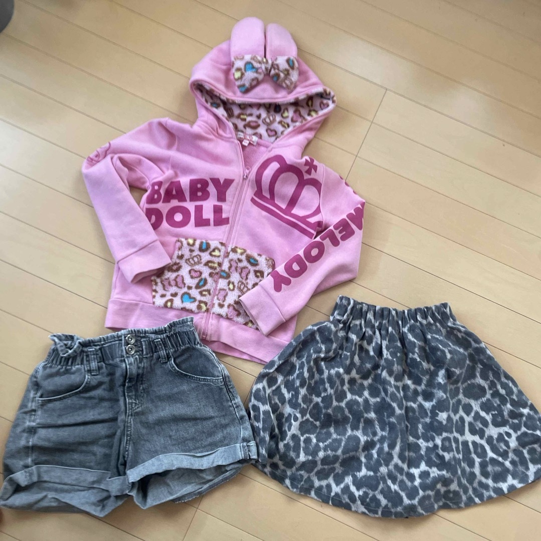 BABYDOLL(ベビードール)の女の子洋服セット☆120cm キッズ/ベビー/マタニティのキッズ服女の子用(90cm~)(パンツ/スパッツ)の商品写真