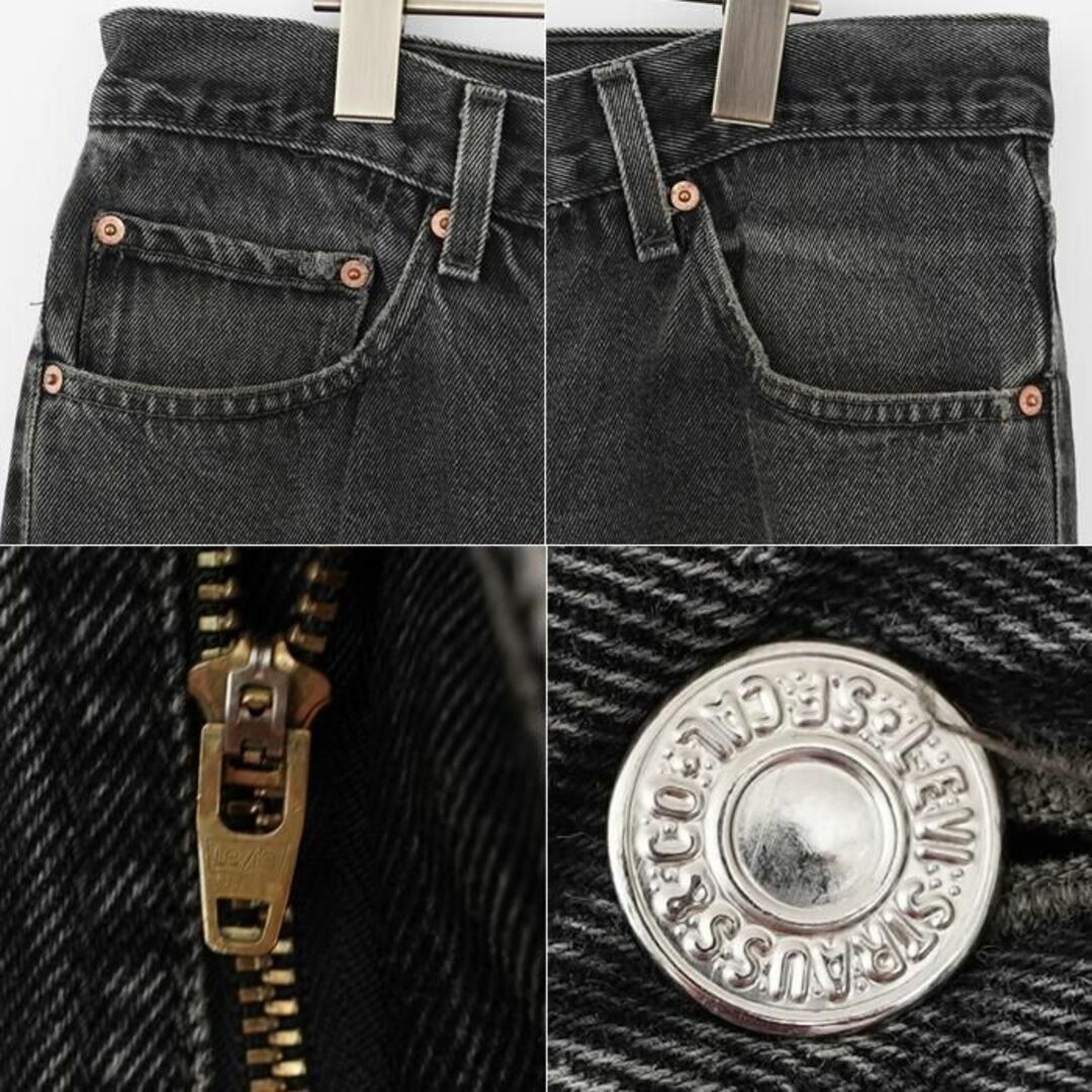 Levi's - W36 Levi's リーバイス550 ブラックデニム 00s バギーパンツ