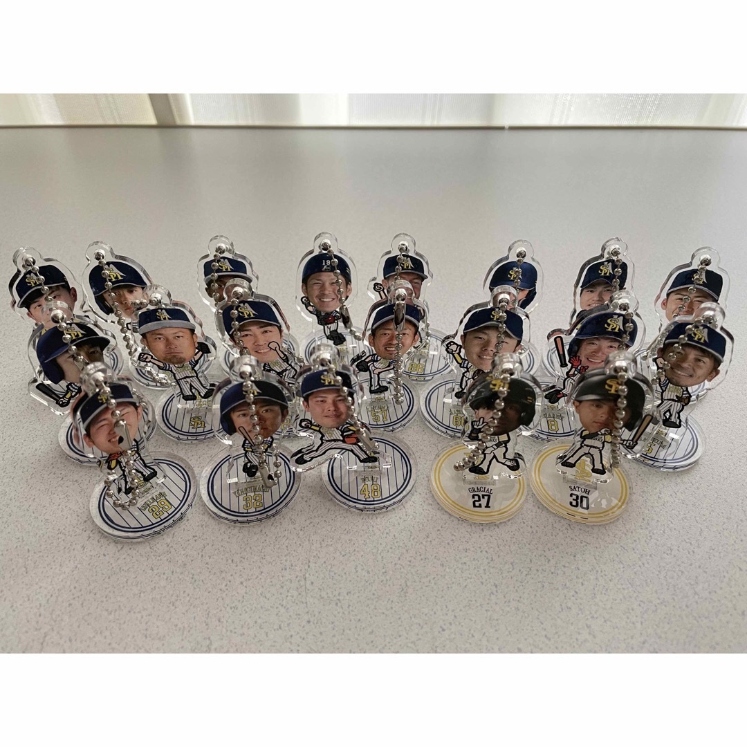 SoftBankHAWKSアクリルスタンドキーホルダー⚾️ スポーツ/アウトドアの野球(記念品/関連グッズ)の商品写真