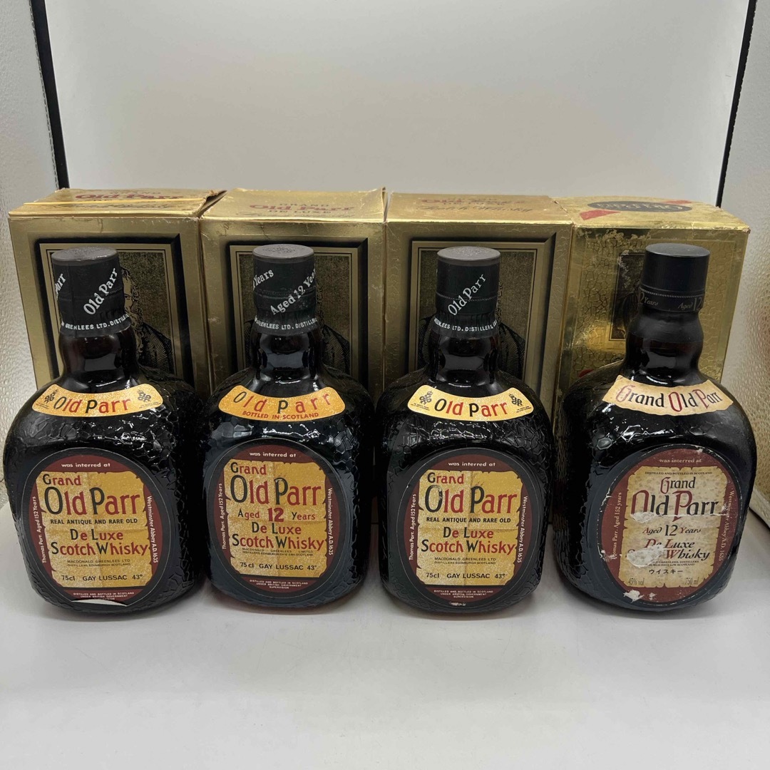 grand old parr ウィスキー　4本セット 古酒