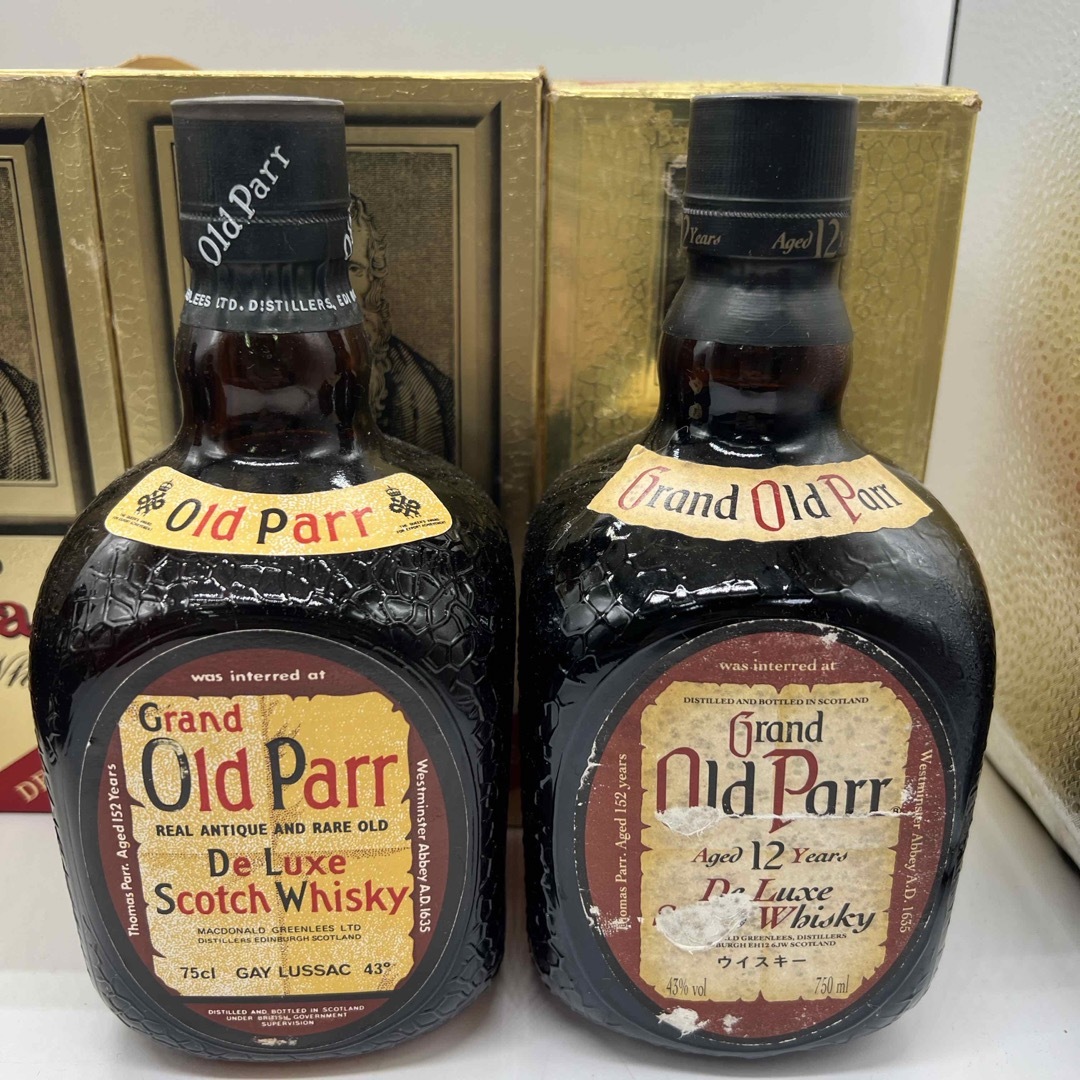 grand old parr ウィスキー　4本セット 古酒