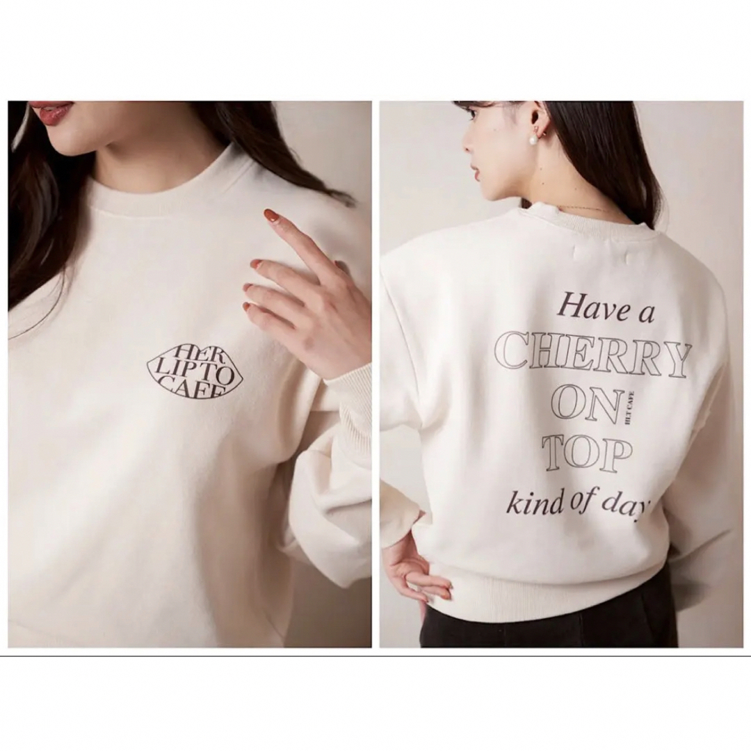 Her lip to(ハーリップトゥ)のHLT CAFE Sweat レディースのトップス(トレーナー/スウェット)の商品写真