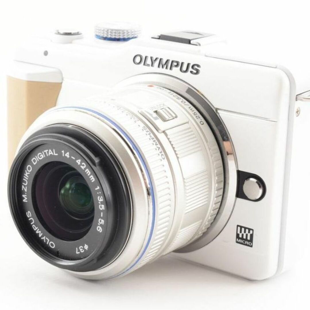 OLYMPUS PEN ペン E-PL1S レンズキット ミラーレス一眼 カメラの通販