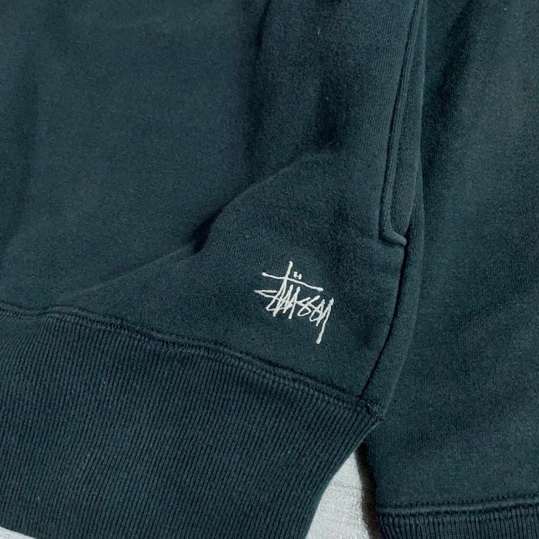 セット STUSSY  紺タグ ドライバーズニット ジップパーカー ショーンロゴ