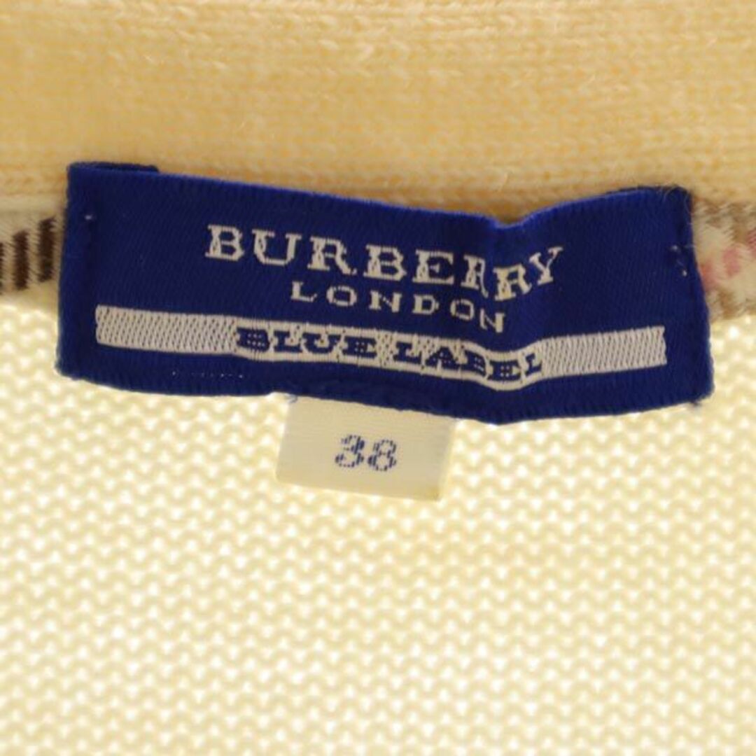 BURBERRY BLUE LABEL - バーバリーブルーレーベル 三陽商会 長袖 V