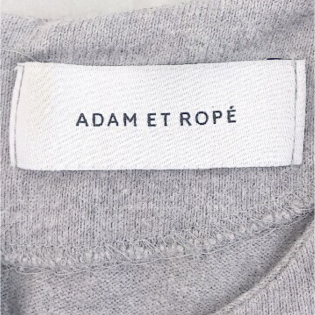 Adam et Rope'(アダムエロぺ)のADAM ET ROPE アダムエロペ 長袖カットソー バックジップ　コットン レディースのトップス(カットソー(長袖/七分))の商品写真