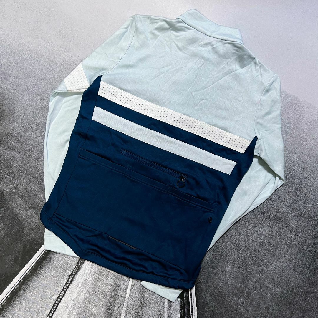 Rapha メンズ ブルベ ロングスリーブ ジャージ Mサイズ ブルー