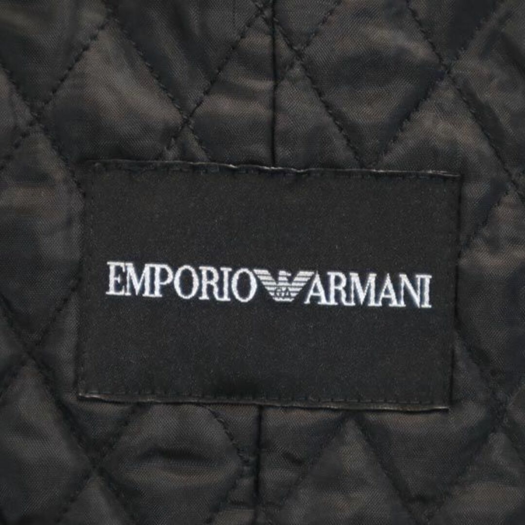 エンポリオアルマーニ ジャケット 46 ブラック Emporio Armani 裏キルティング メンズ  【231028】