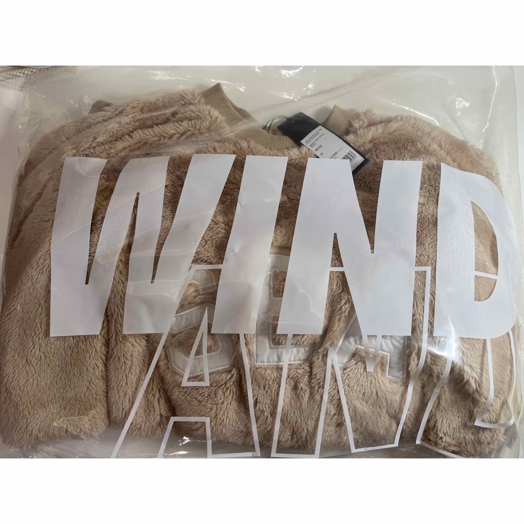 WIND AND SEA Fleece Crew Neck "Beige"