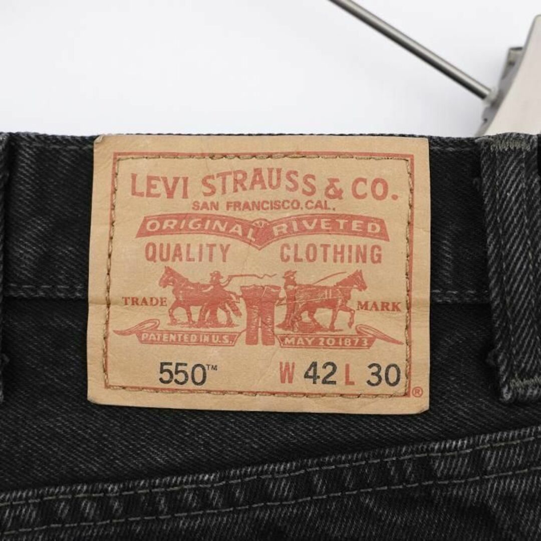 Levi's   W Levi's リーバイス ブラックデニム バギーパンツ