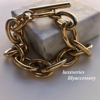 ❶❹luxe BIG chain bracelet  ¥5900(ブレスレット/バングル)