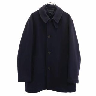 ポロラルフローレン(POLO RALPH LAUREN)のポロラルフローレン ウールブレンド ステンカラーコート 40R ネイビー POLO RALPH LAUREN メンズ 古着 【231028】(ステンカラーコート)