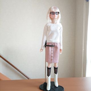 セキグチ(Sekiguchi)の【ハンドメイド】27cmドール タイトスカート くすみピンク(その他)