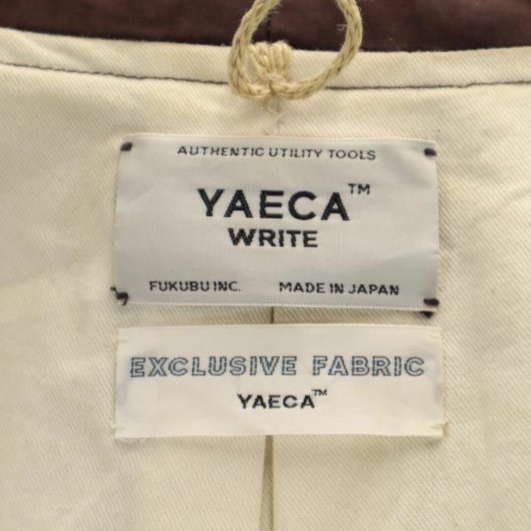 YAECA - ヤエカ ライト リネンブレンド チェスターコート M ブラウン系