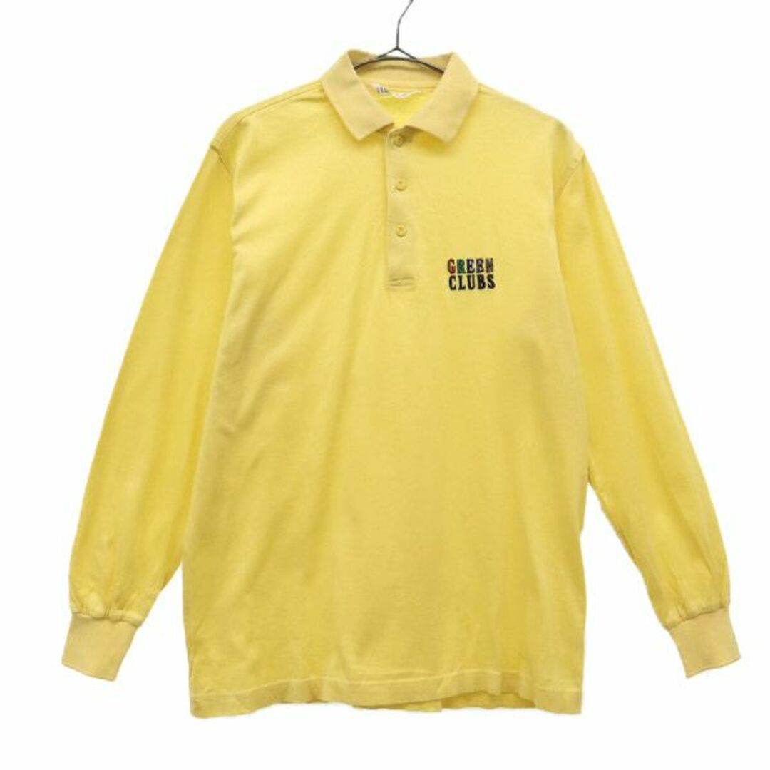 GREEN clubs 長袖ポロシャツ(XL)