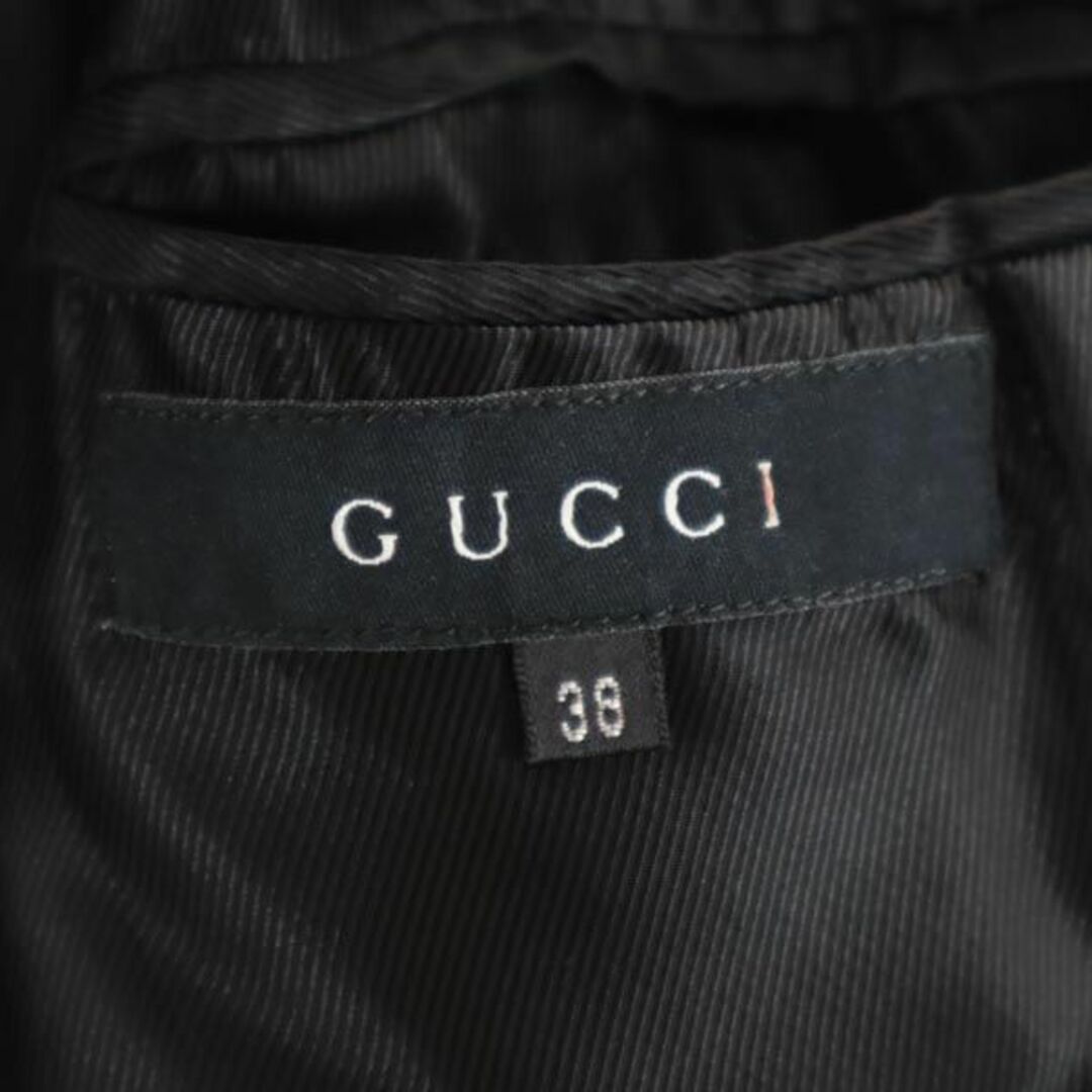 Gucci - グッチ イタリア製 カシミヤウール ステンカラーコート 38