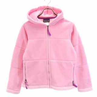 パタゴニア(patagonia)のパタゴニア フリース アウトドアジャケット XS ピンク系 patagonia 裏ボア フード レディース 古着 【231028】(その他)