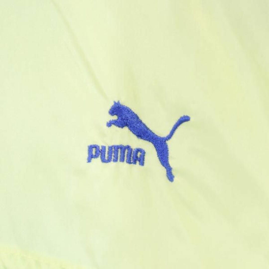 プーマ 長袖 ウインド ジャケット 8 ブルー系 PUMA ロゴ刺繍 メンズ 古着 【231028】