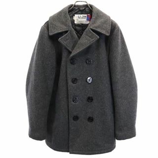 Schott ショット Pコート L ピーコート 40 ダブル グレーNS245