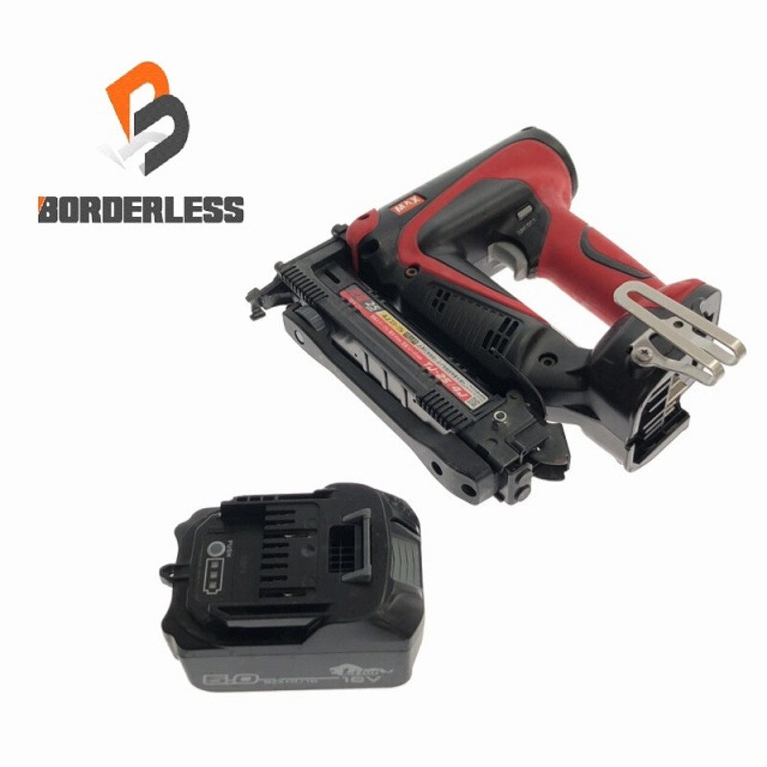 ☆比較的綺麗です☆ MAX マックス 18V 充電式フィニッシュネイラ ☆比較的綺麗です☆ MAX マックス 18V 充電式フィニッシュネイラ