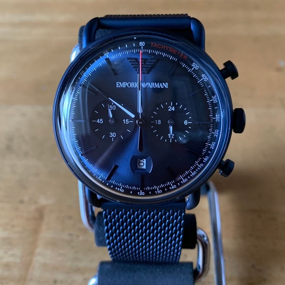 【新品】エンポリオアルマーニ 腕時計 メンズ AR11289 クォーツ ネイビー