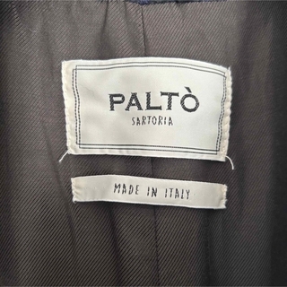 イタリアブランド　PALTO ステンカラーコート　ブラック　ネイビー