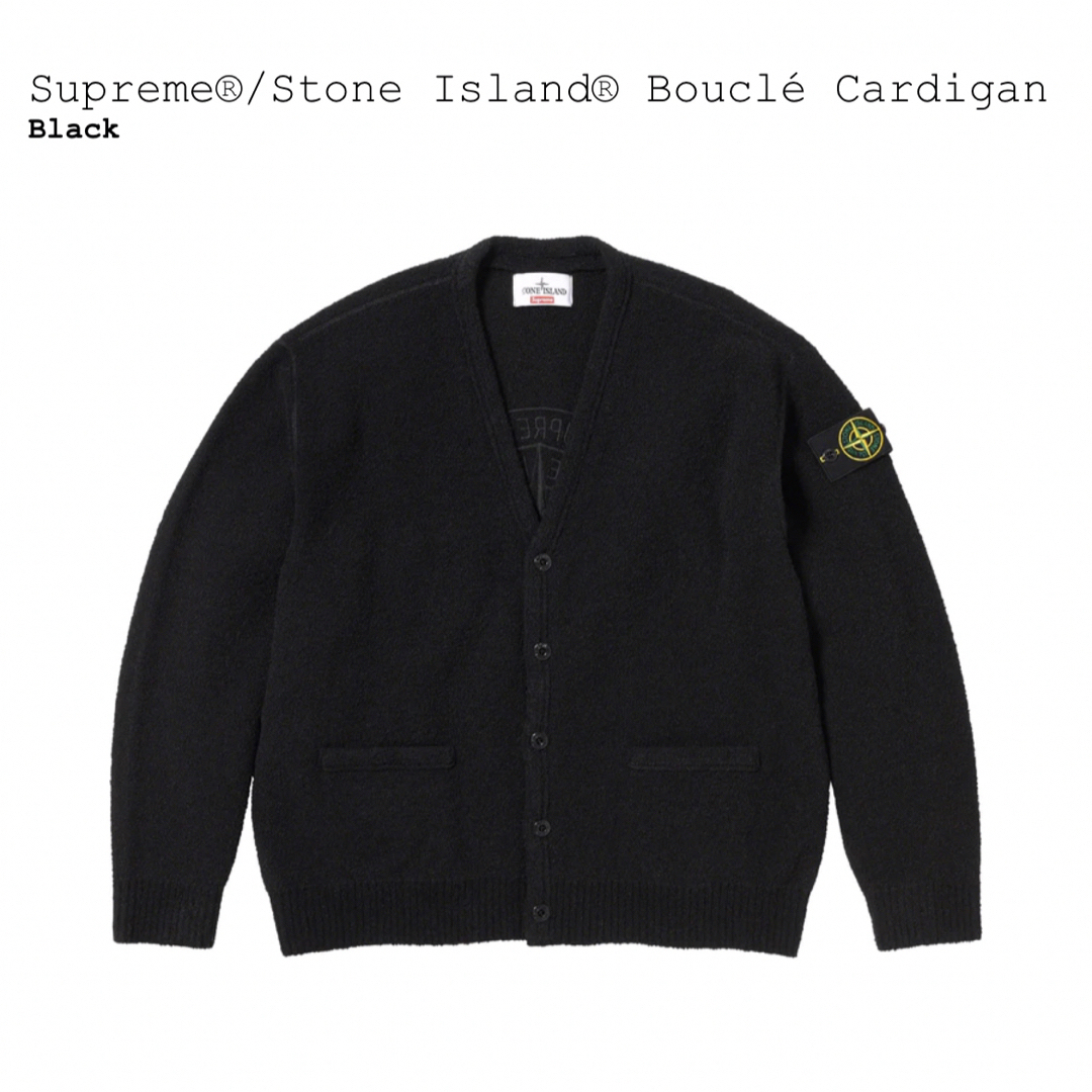 トップスSupreme / Stone Island Boucle Cardigan L