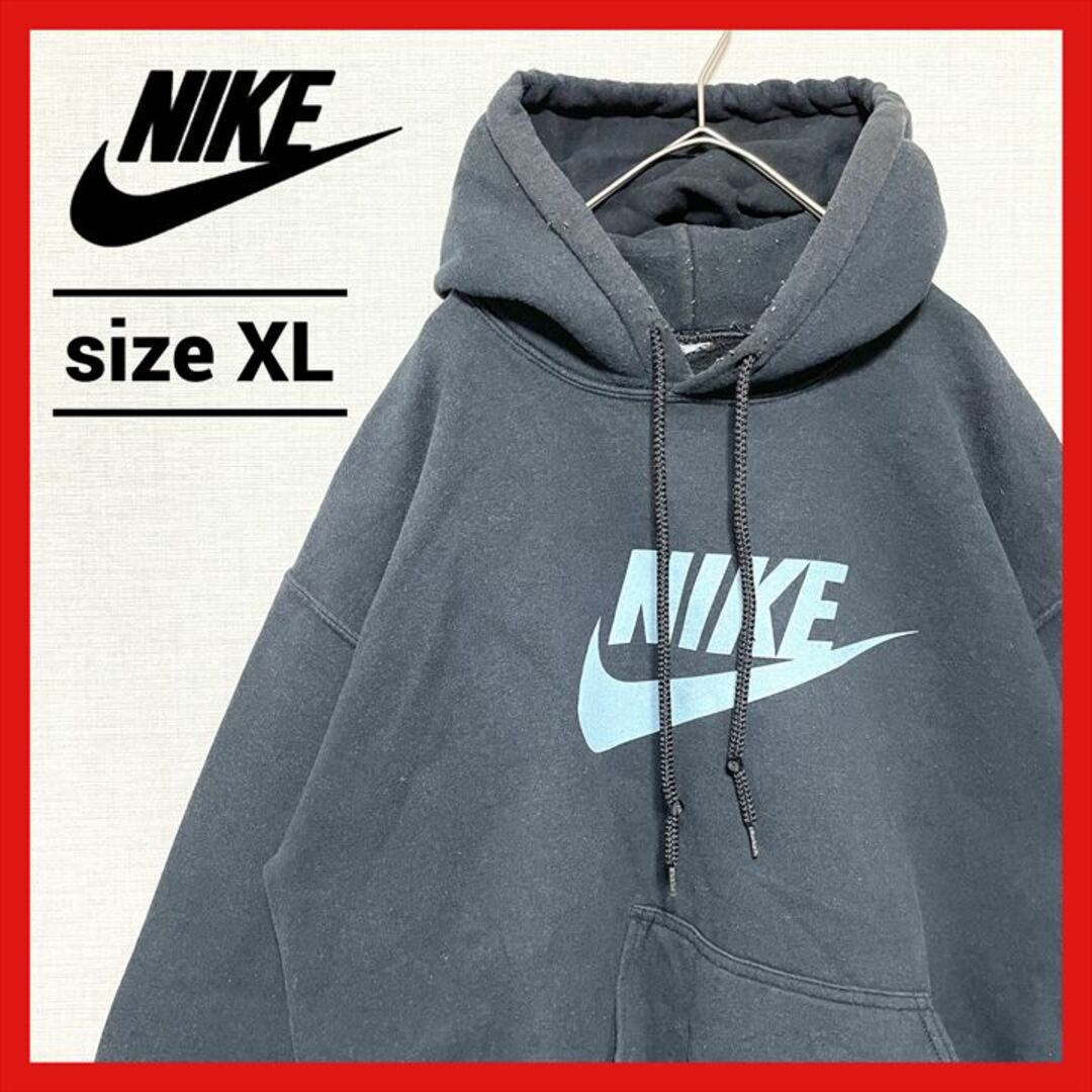 90s NIKE ナイキ パーカー オーバーサイズ ビッグシルエット 3L