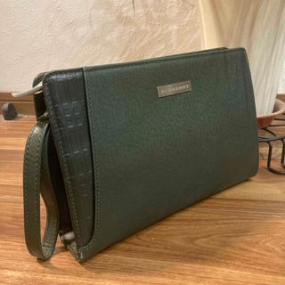 BURBERRY - 良品 綺麗 バーバリーロンドン レザー セカンドバッグ ...