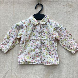 バーバリー(BURBERRY)の90センチ　Burberry バーバリー　シャツ　花柄(ブラウス)