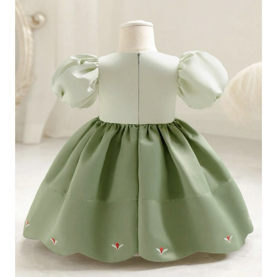 Disney(ディズニー)のアナと雪の女王　幼少期　ドレス　アナ キッズ/ベビー/マタニティのベビー服(~85cm)(セレモニードレス/スーツ)の商品写真