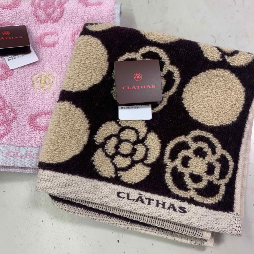 CLATHAS(クレイサス)のクレイサスハンカチタオル3枚セット レディースのファッション小物(ハンカチ)の商品写真