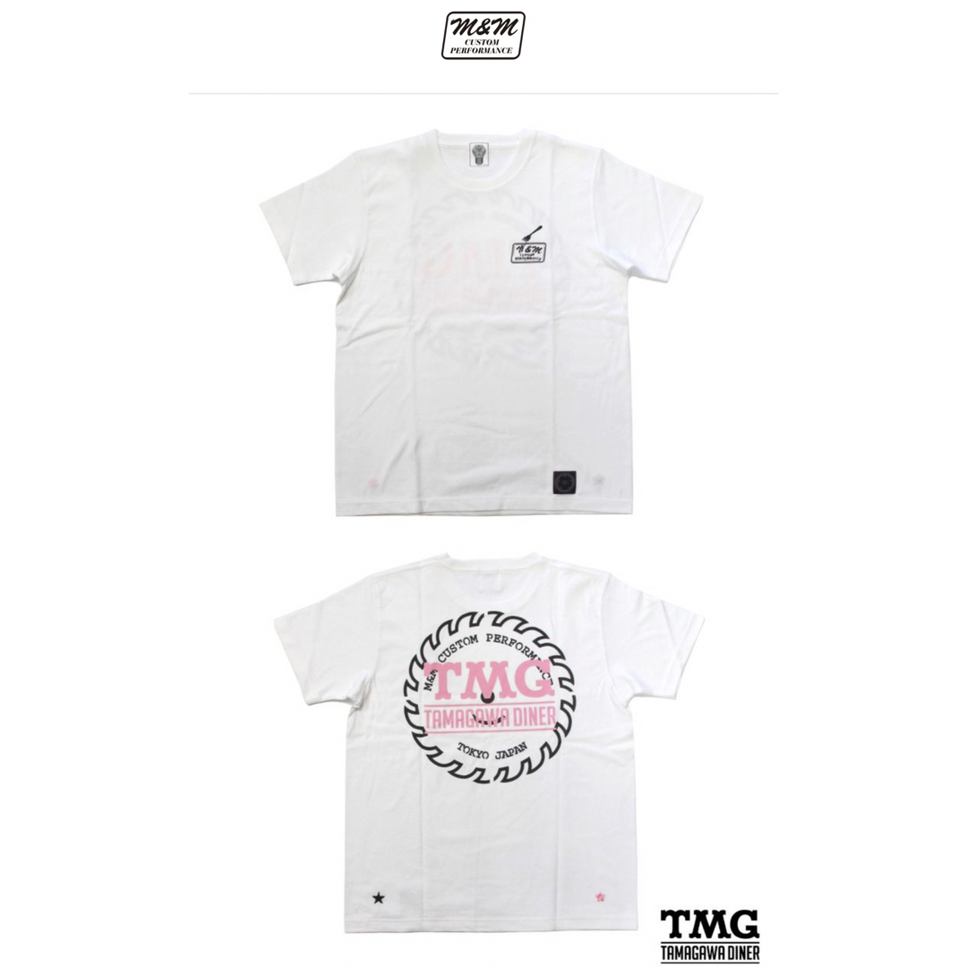 M&M(エムアンドエム)のM&M CUSTOMPERFORMANCE ×TAMAGAWA DINER メンズのトップス(Tシャツ/カットソー(半袖/袖なし))の商品写真