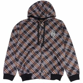 ロカウェア(Rocawear)のROCA WEAR ロカウェア チェック柄 ジップアップ パーカー M(パーカー)