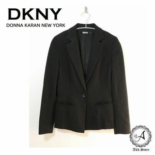 ダナキャランニューヨーク(DKNY)のDKNY ダナキャラン レディース ジャケット テーラードジャケット 黒 Ｍ(テーラードジャケット)