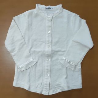 ファミリア(familiar)の【リッツパリ様 専用】familiar カットソー 白 90サイズ(Tシャツ/カットソー)