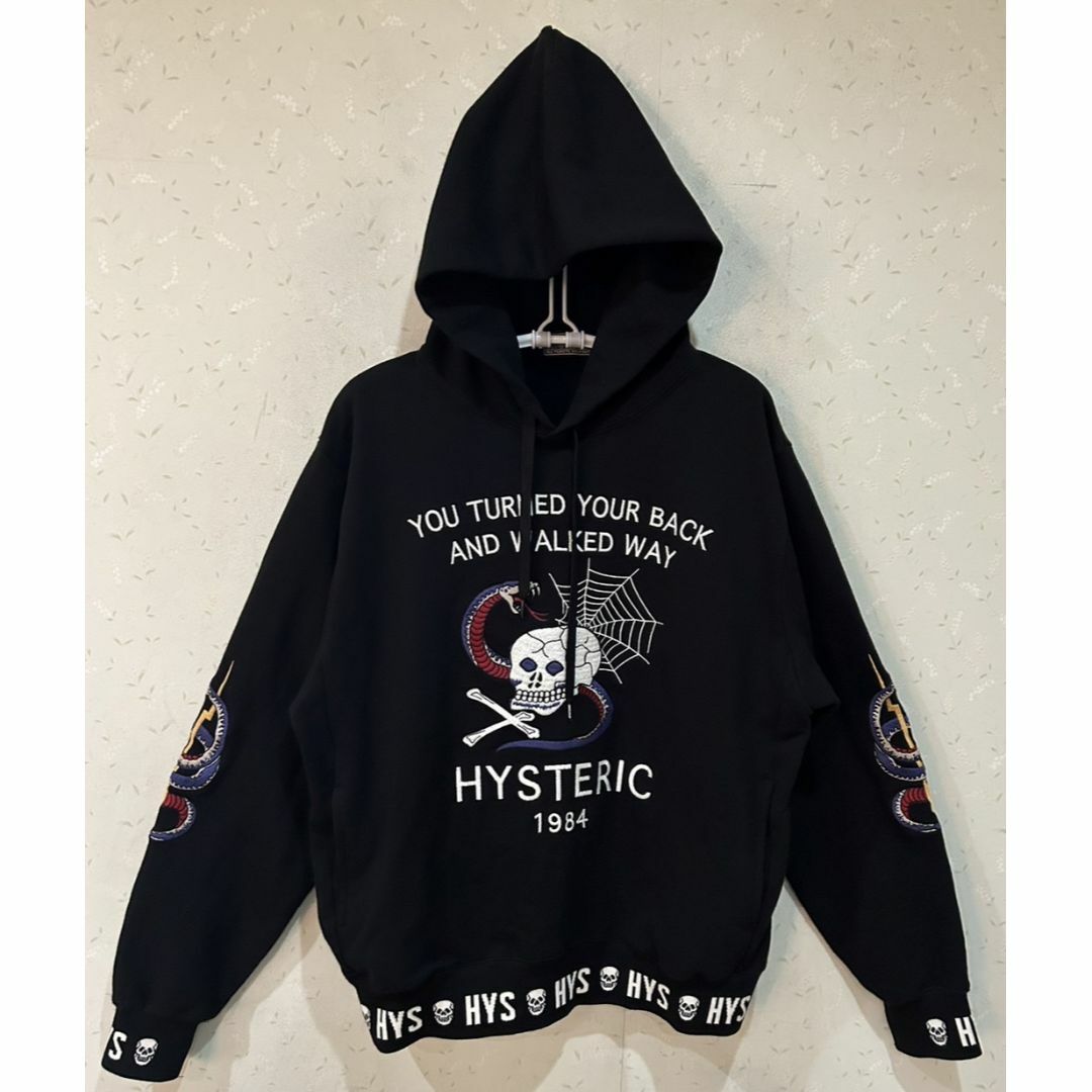 HYSTERIC GLAMOUR - ＊HYSTERIC GLAMOUR DIZZY&MILKY 刺繍 パーカー XL 