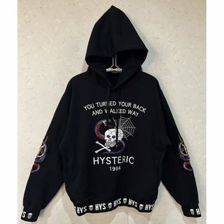 ヒステリックグラマー(HYSTERIC GLAMOUR)の＊HYSTERIC GLAMOUR DIZZY&MILKY 刺繍 パーカー XL(パーカー)