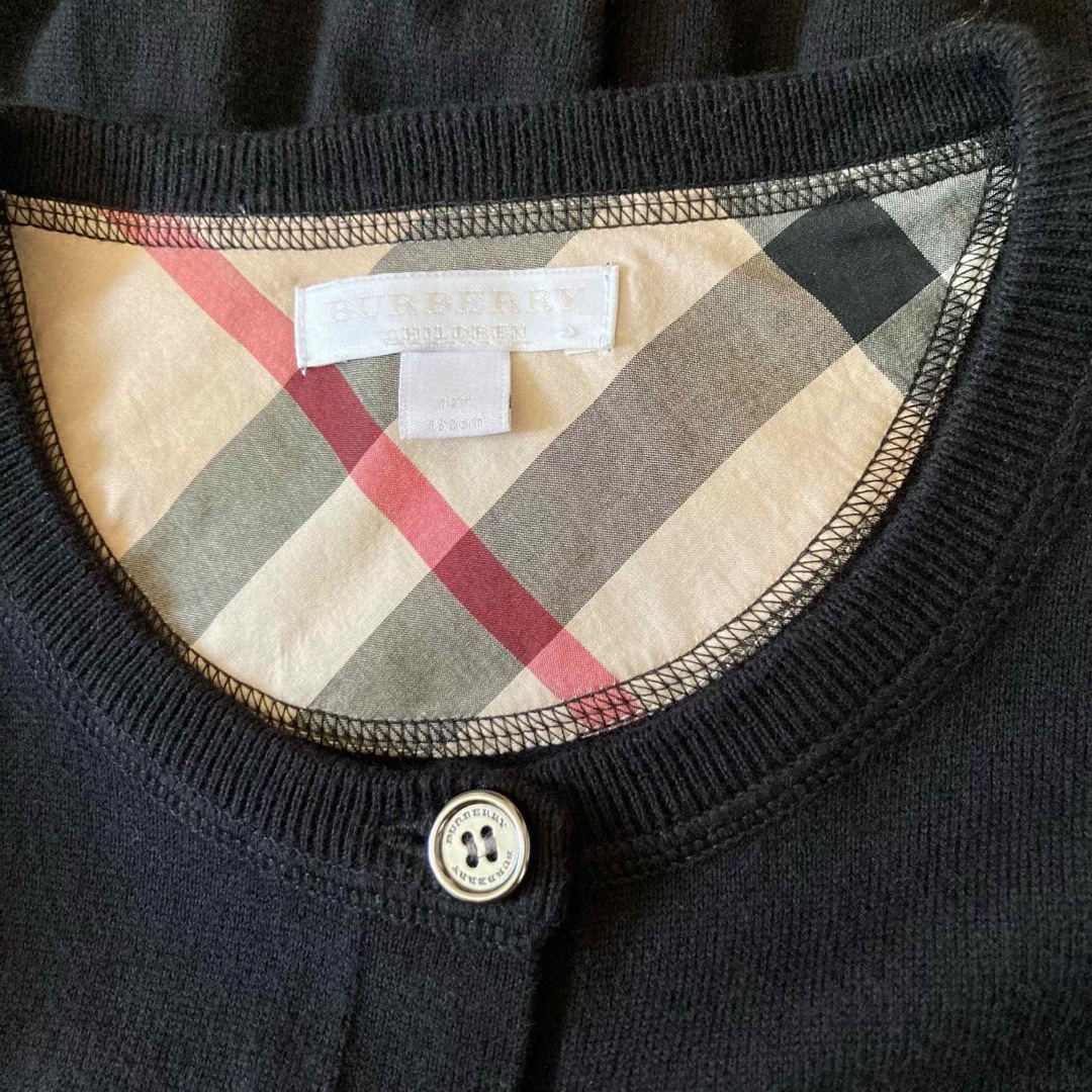 BURBERRY(バーバリー)のバーバリー ロンドン ✾ 滑らかな肌触り コットンニットカーディガン150 キッズ/ベビー/マタニティのキッズ服女の子用(90cm~)(カーディガン)の商品写真