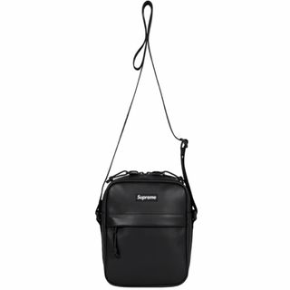 シュプリーム(Supreme)のsupreme Leather Shoulder Bag 黒　送料込み(ショルダーバッグ)