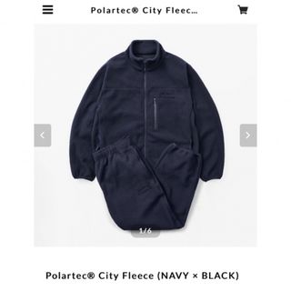 ワンエルディーケーセレクト(1LDK SELECT)のennoy Polartec City Fleece NAVY× BLACK L(セットアップ)