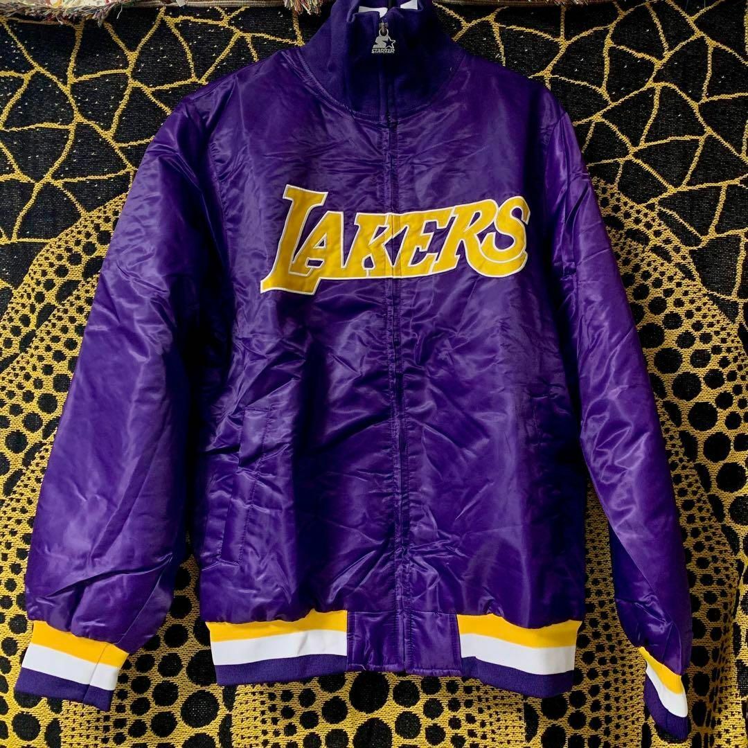 Lakers レイカーズ アウター ジャケット キルティング お洒落 バスケbのサムネイル