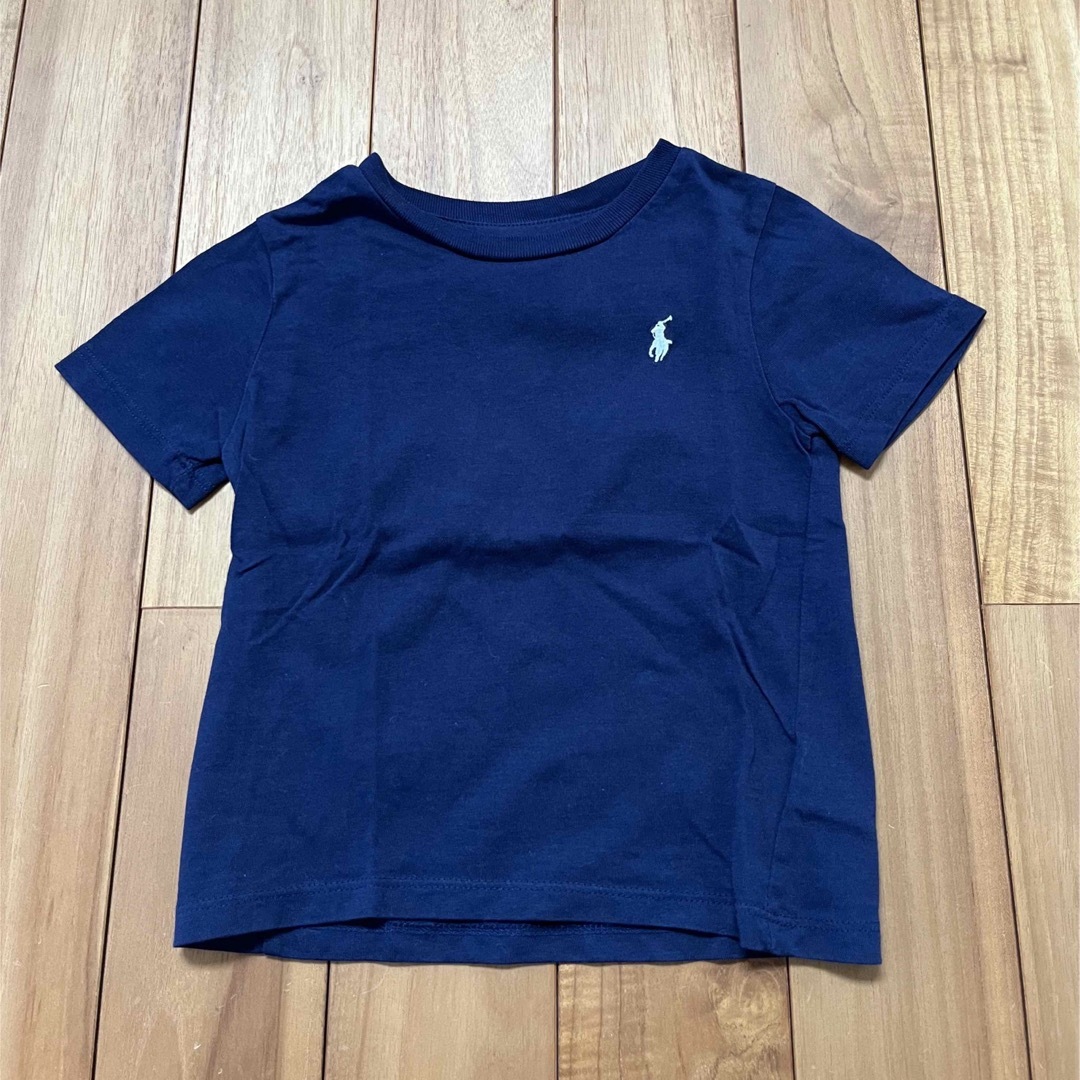 Ralph Lauren(ラルフローレン)のラルフローレン　ワンポイントTシャツ　ネイビー キッズ/ベビー/マタニティのベビー服(~85cm)(Ｔシャツ)の商品写真