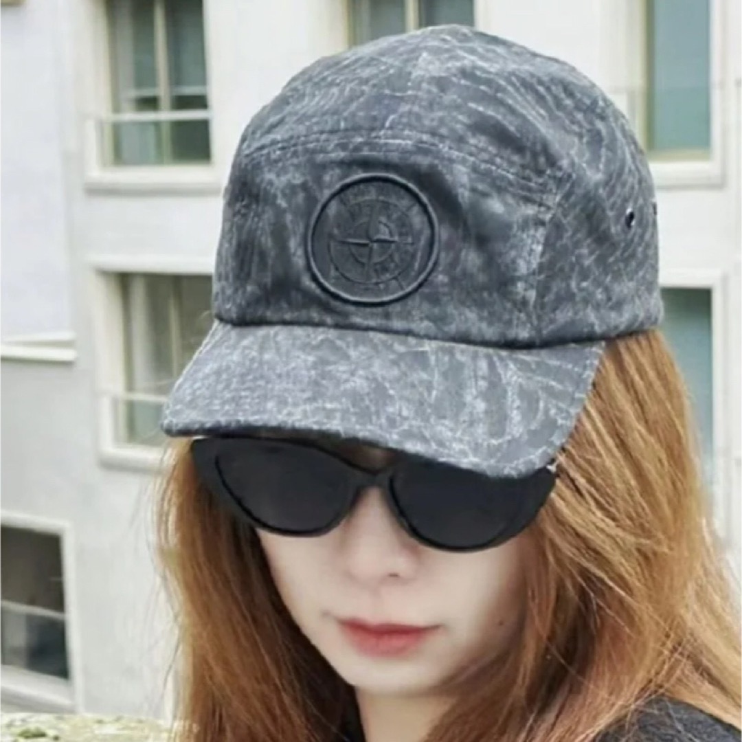 supreme stone island camp cap シュプリームDarkGreenSIZE