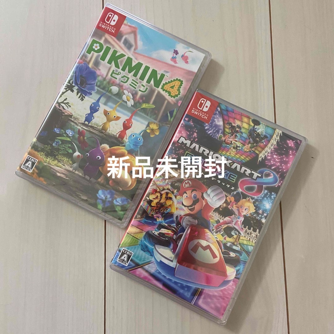 Nintendo Switch   新品未開封 マリオカート8 デラックス ピクミン4の