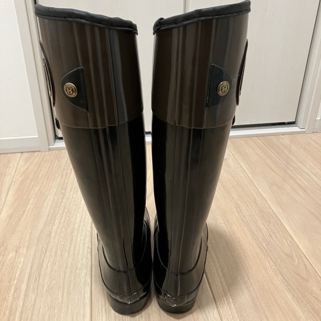 【未使用級】匿名配送・送料無料 HUNTER レディースレインブーツ 24cm